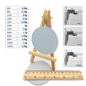 

75MM Flocking Sandpaper Abrasive Sanding Disc Workshop Polishing Grinding Pad