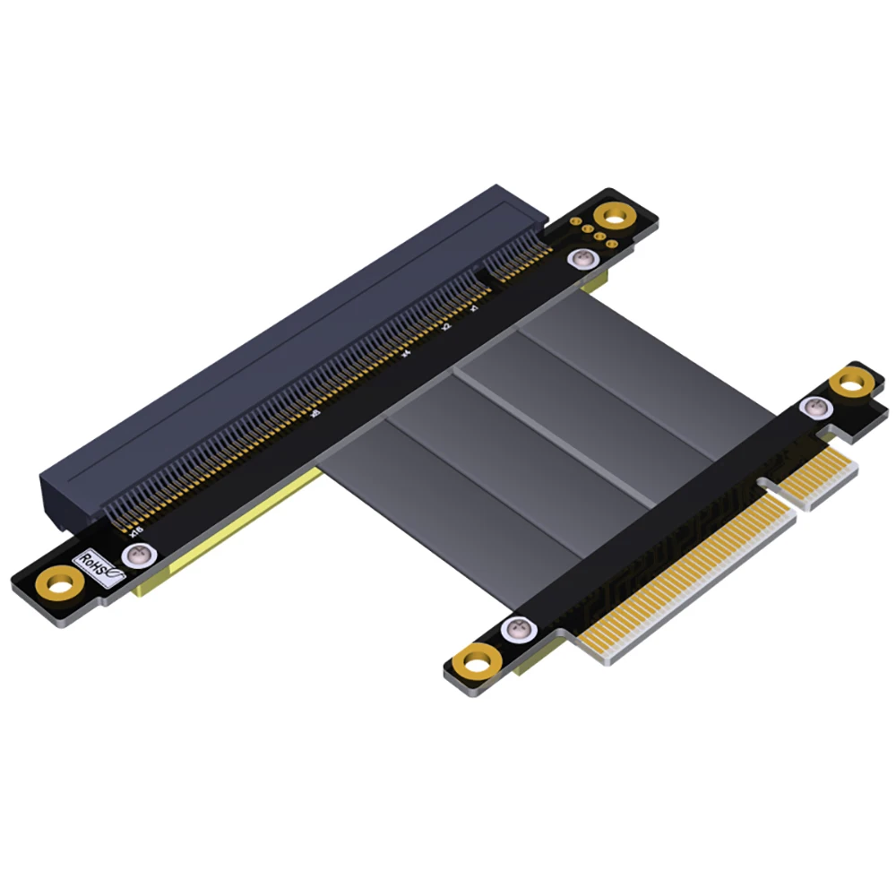 PCI Express PCIE Riser Card удлинитель PCI E 8X до 16X слот PCI-E Riser Adapter удлинитель PCIe X8 позолоченный для майнинга BTC