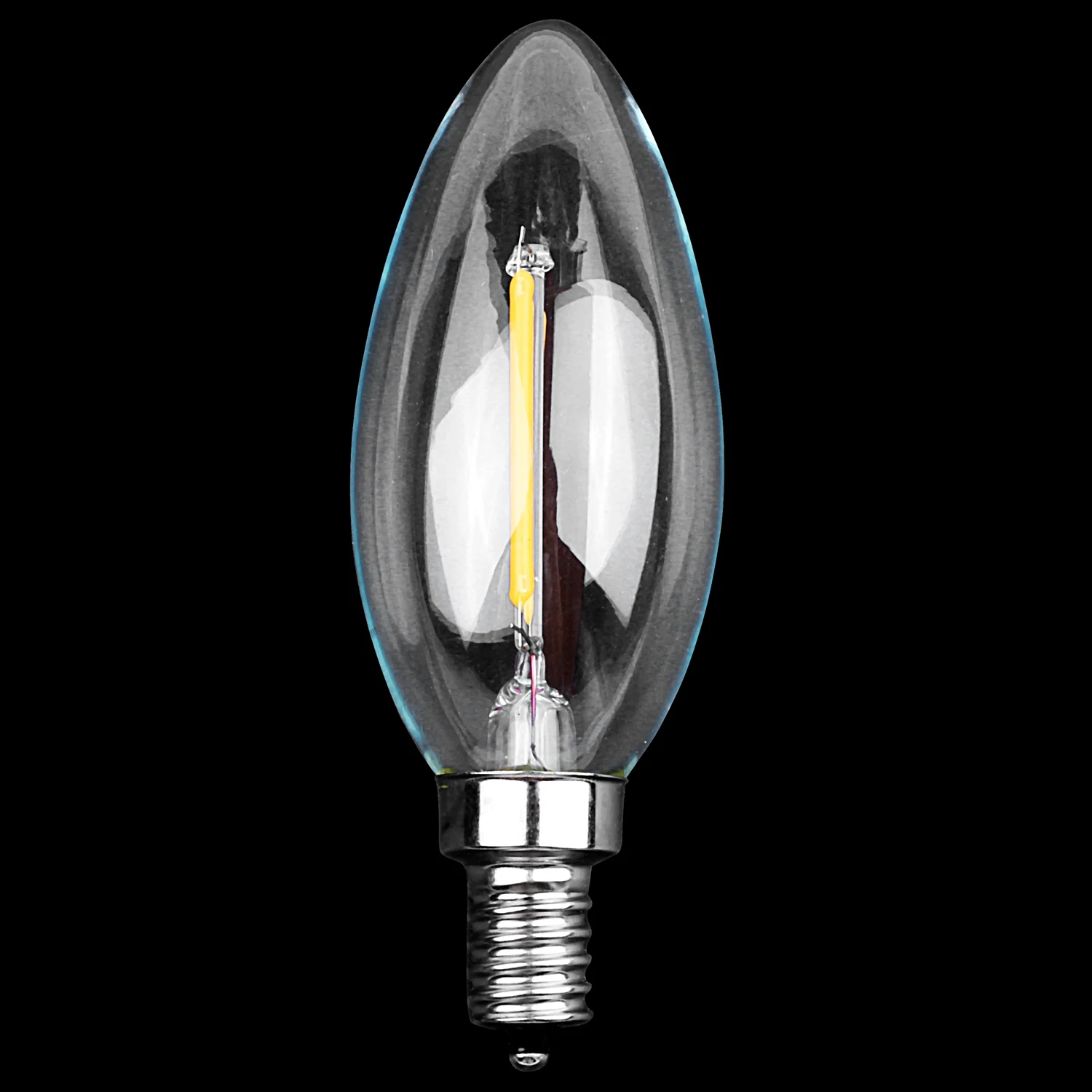 Dimmable E12 COB Edison свеча пламя накаливания светодиодный светильник лампа