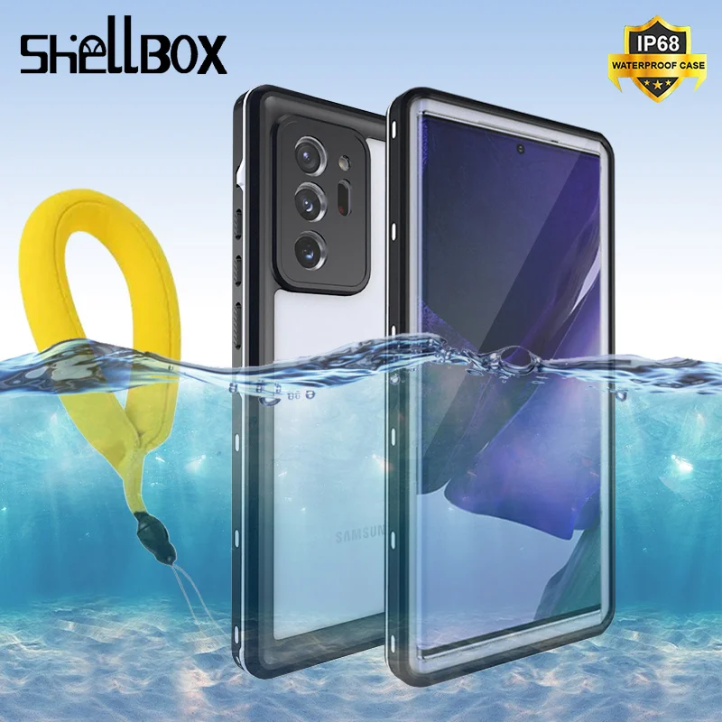 Водонепроницаемый чехол Shelbox IP68 для телефона Galaxy Note 20 Ultra Samsung S20 Note10