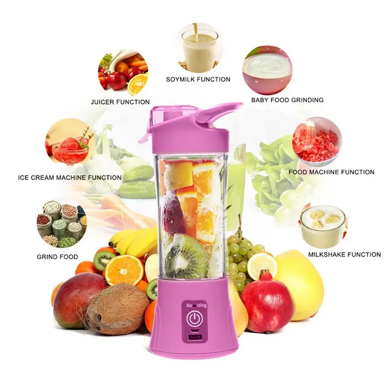Top Deals fashion Rechargeable juicer multi-function electric juice cup home portable juice cup mini fruit juicer