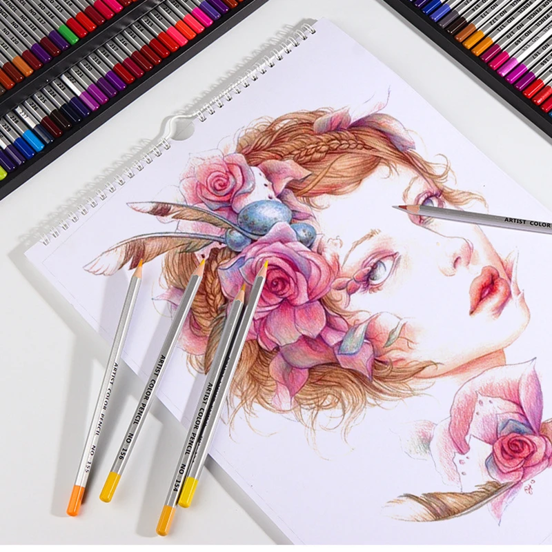 150 Colors lapis de cor Professional Colored Pencils Artist Painting Oil Color Pencil For School Drawing Sketch Art Supplies