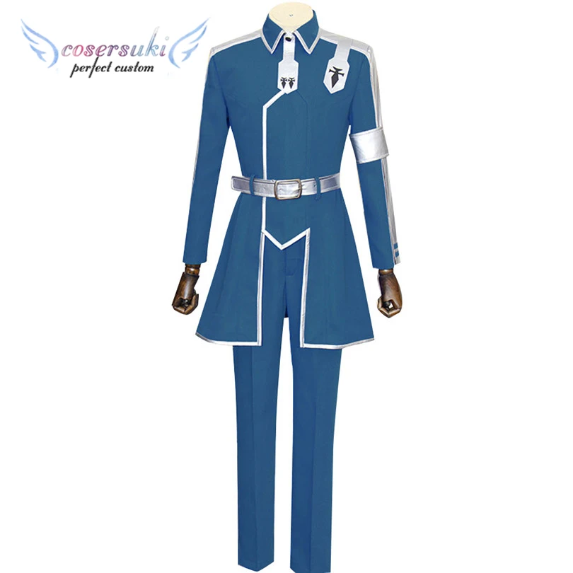 Sword Art Online Alicization Eugeo Kirigaya Kazuto сценическая униформа косплей костюм для Хэллоуина, Идеальный заказ для вас - Цвет: Male size