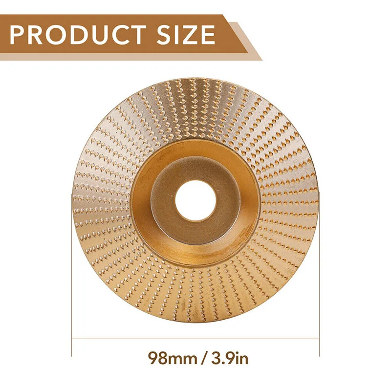 Tungsten Carbide Grinding Wheel 4 Sizes Available Woodworking Wood Angle Grinding Wheel DC156
