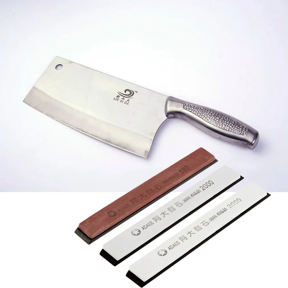 

Home Use 180# 2000# 3000# Particle Sharpening Stones Professional Kitchen Dining Knife Sharpener Abrader Kitchen Knives Tools