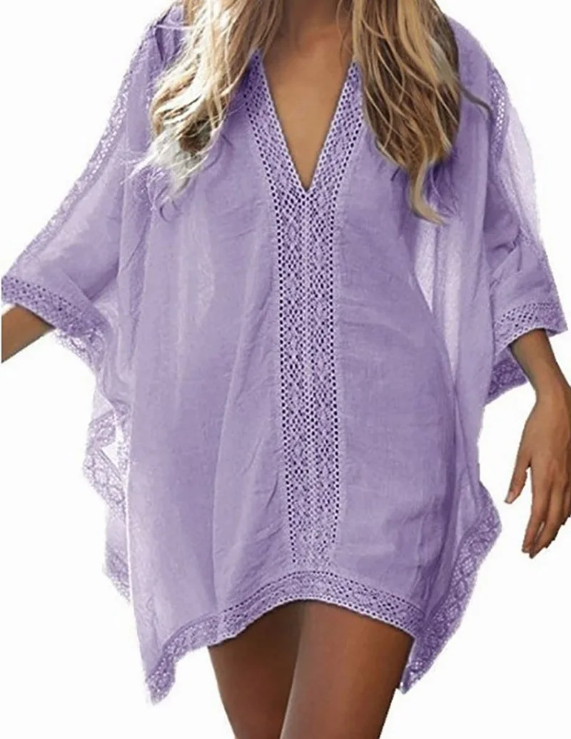 Sexy Beach Cover Up Women Bikini Pocket 