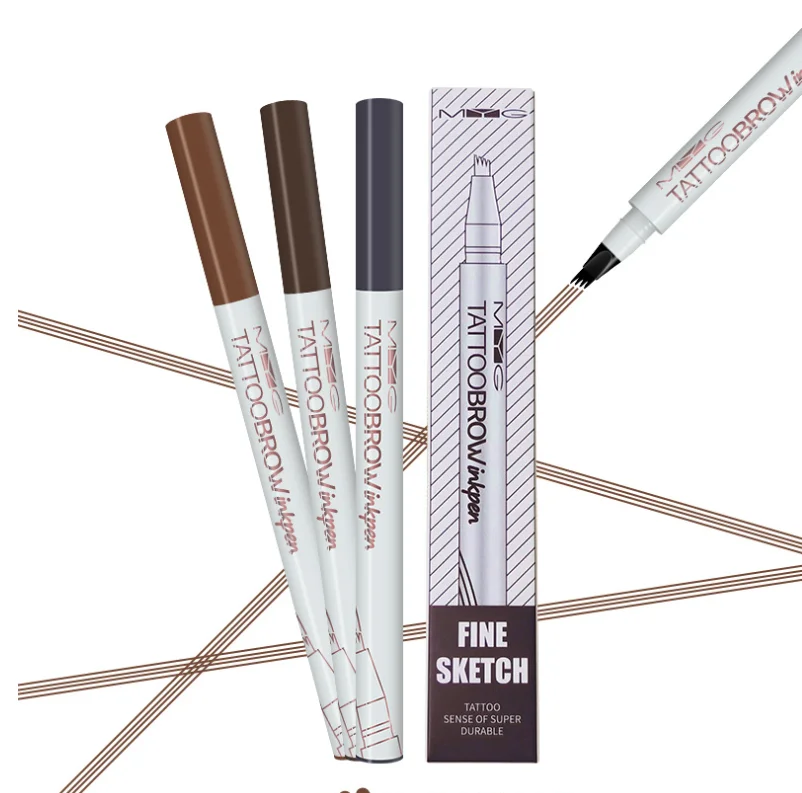 

brand make up claw eyebrow pencil waterproof natural gray brown eyebrow pen Long-lasting eyebrow pen eyes makeup