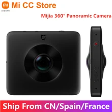 Xiaomi mijia 360 ° パノラマカメラIP67評価6軸eis wifi bluetooth 3.5 18kビデオ録画1600 3000mahのバッテリー球カメラキット