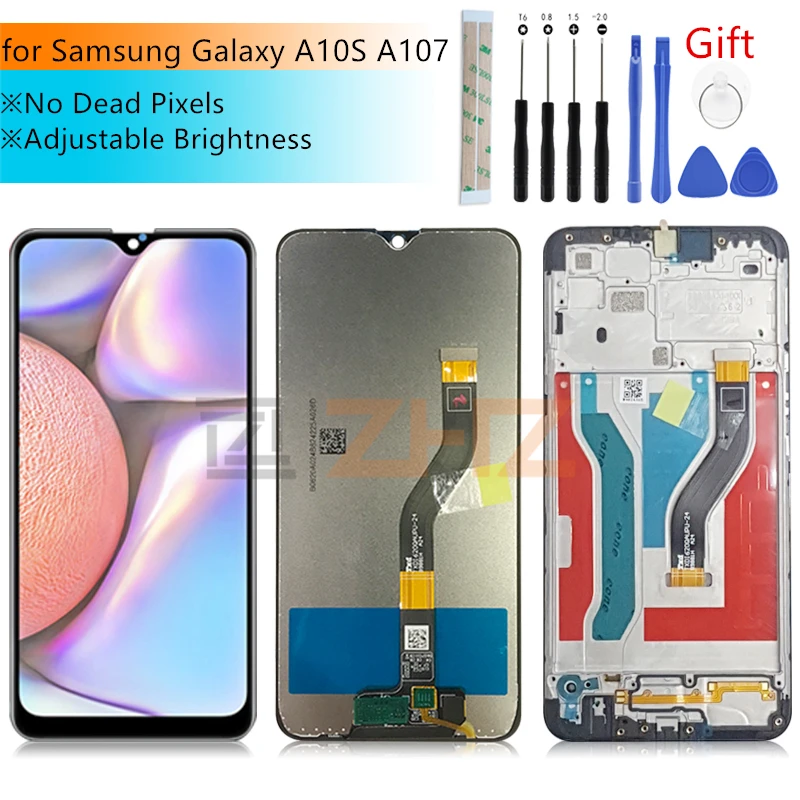ЖК дисплей для Samsung Galaxy A10s 2019 A107 сенсорный экран с цифровым преобразователем в