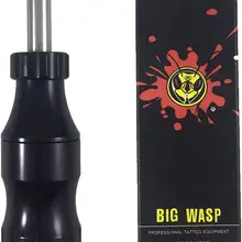 BIGWASP 3/4 дюймов Регулируемая Татуировка Картридж ручка трубка черный для роторной татуировки машина
