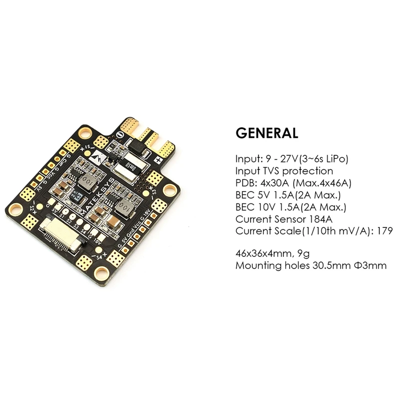 FCHUB-6S концентратор Мощность распределительный щит 5V& 10V BEC встроенный 184A ток Сенсор для дрона с дистанционным управлением