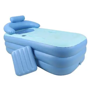 

SUPER BIG SALE Inflatable Bath Tub PVC Portable SPA Bathtub Bathroom SPA Accessories Inflatable Air Pump Bathtub For Child Adult
