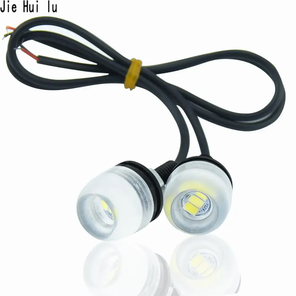 2 шт. 5630 3 SMD 18 мм прожексветильник вогнутые линзы светодиодная лампа Орлиный глаз