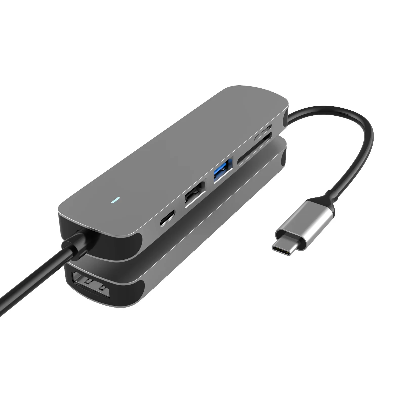 10 in 1 Type-C HUB Docking Station USB HUB to HDMI for MacBook Pro 100W PD Port USB Dual 4K HDMI Docking Stations for Laptops
