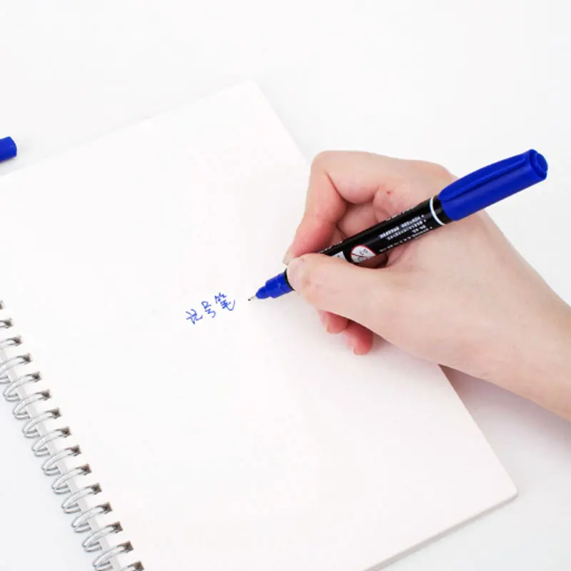 9pcs/Set Permanent Paint Marker Pen Oily Waterproof Black Pens for Tyre Markers Quick Drying Signature Pen Stationery Supplies - Image 6