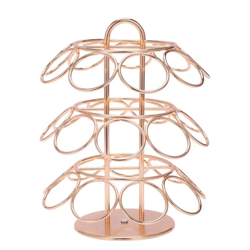 

Oasiswj For K-Cup Dolce Gusto Capsules Cup Revolving Rotating Coffee Pod Storage Holder Tower Stand Rack