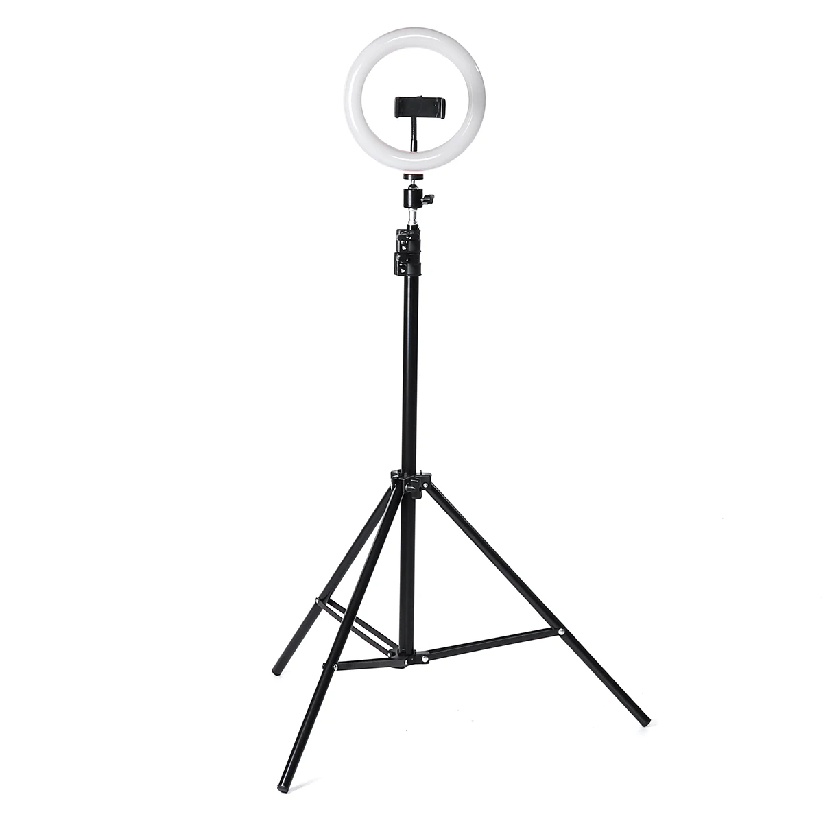 

Adjustable LED Selfie Ring Light 6500K Studio Photography Photo Fill Ring Light 3colors with 210cm Tripod for Smartphone Makeup