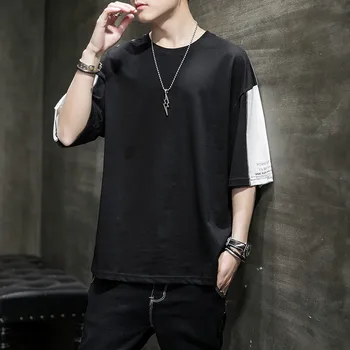 

Korean-style Men's Short-sleeved T-shirt Half Sleeve Men's Wear Teenager