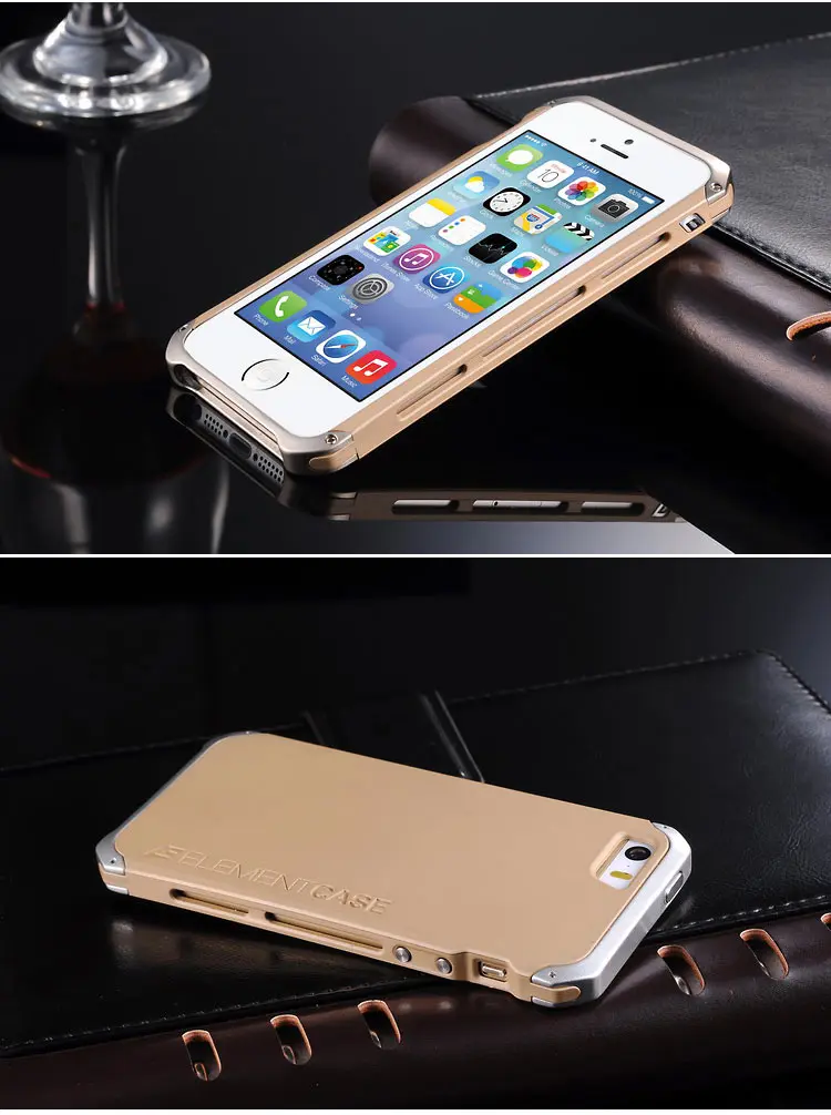 Для чехла iPhone 5S роскошные чехлы для телефонов с дизайнерским алюминием и с жесткой задней панелью чехол для iPhone 5/5s/SE
