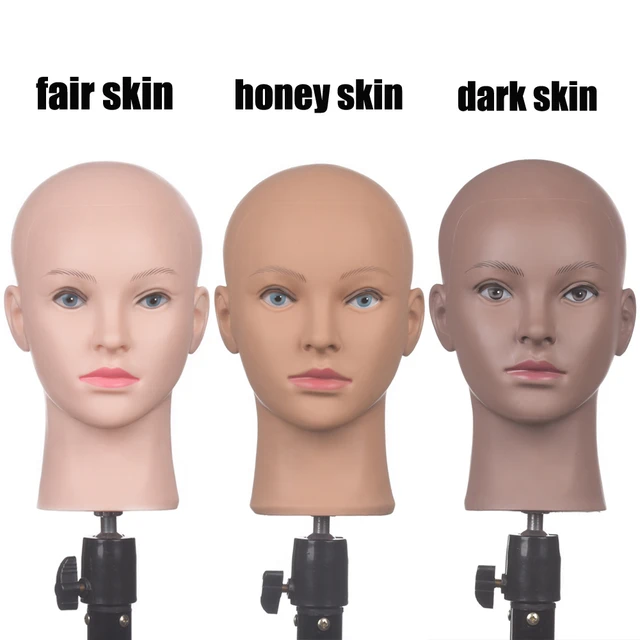 Female Wig Making Mannequin Head For Wig Making Hat Display Cosmetology Manikin  Head For Makeup Practice