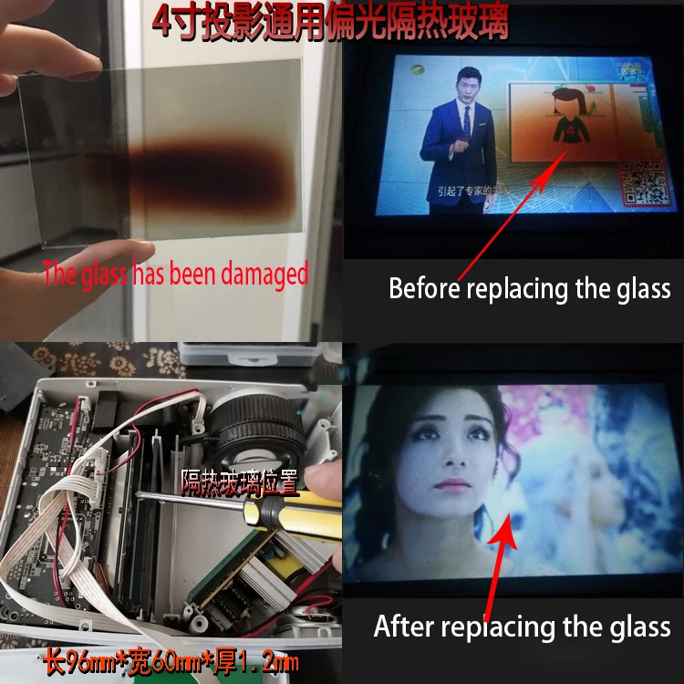 unic uc40 projector lcd panel made in china