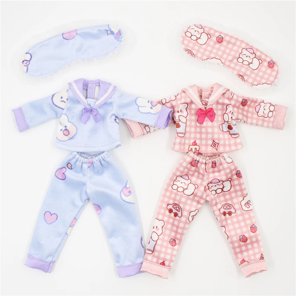 Neo Blythe Doll Nightwear with Sleep Mask 12