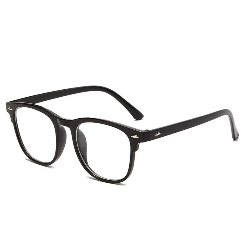 0 -1.0 -1.5 -2.0 To -6.0 Transparent Frame Square Finished Myopic Glasses Women Men Clear Lens Shortsighted Eyeglasses Diopter 4