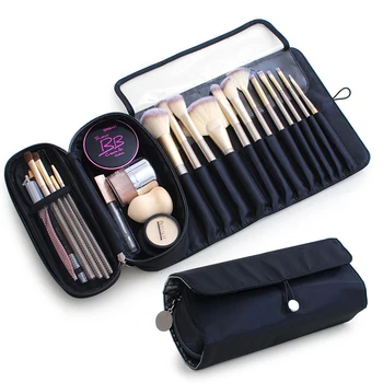 

ACELURE Women Makeup Brush Bag Multifunction Travel Organizer Cosmetic Bag Protector Coffin Makeup Tools Brushes Rolling Pouch