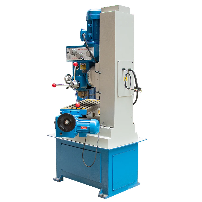 Vertical metal Milling Machine ZX50C Small Gear Drive Drilling And Milling Machine 220V/380V 40~1400 rpm (900x240mm) Workbench