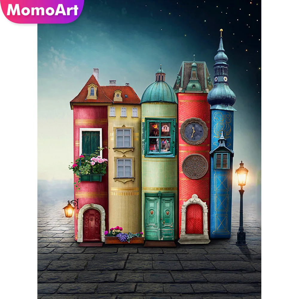 

MomoArt Diamond Painting Cartoon Mosaic Book Diamond Embroidery Full Square Rhinestone Handwork Home Decoration