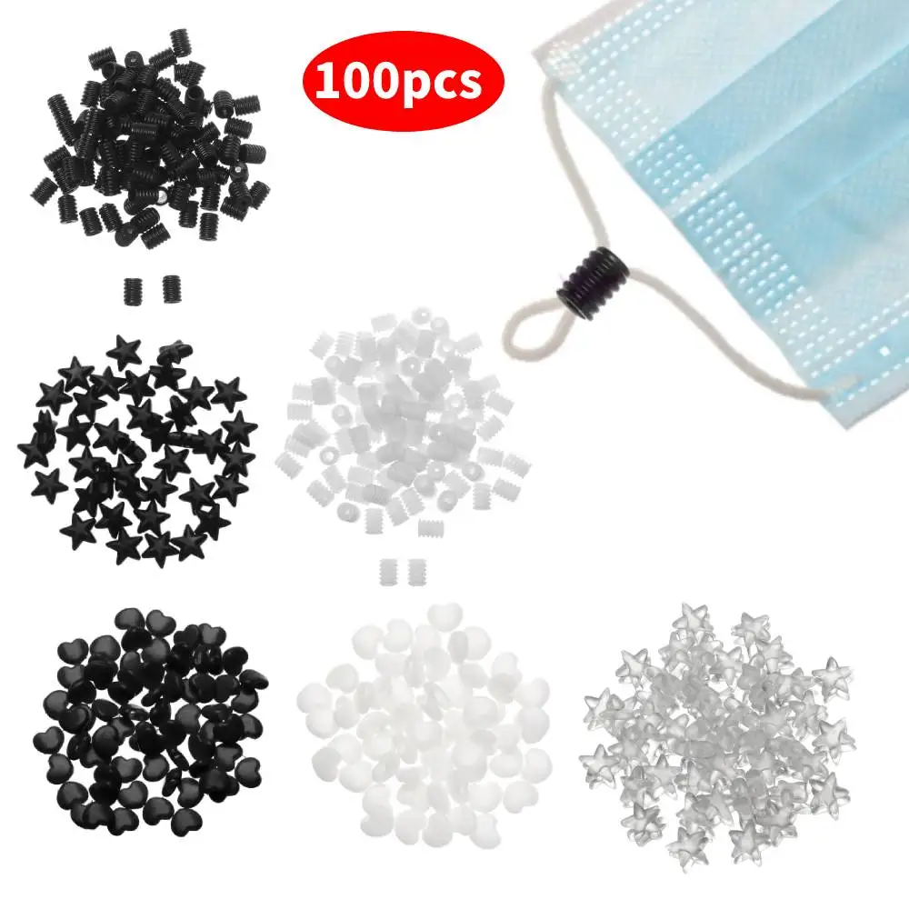 Silicone Cord Locks Toggles For Mask Drawstrings Adjustable