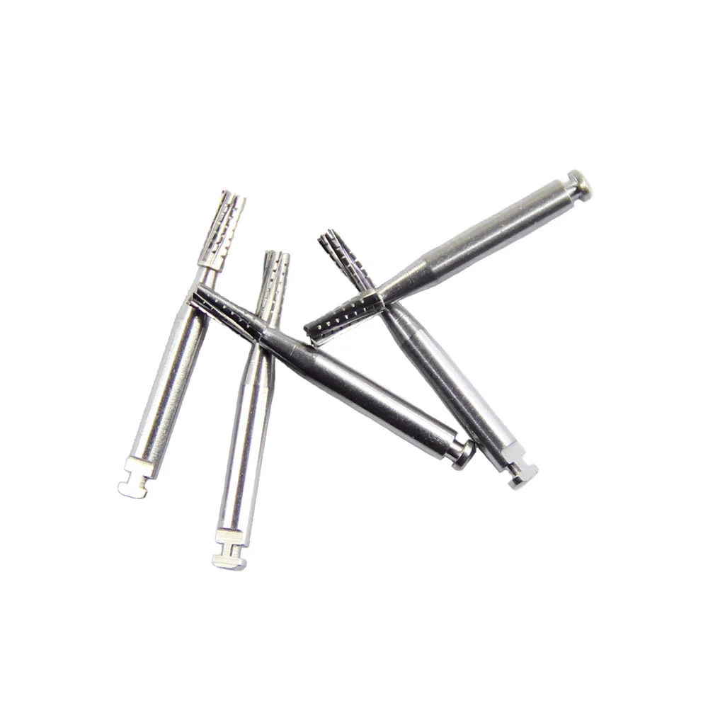 

10pcs Tungsten Carbide Bur RA/CA Standard Cylinder Cross Cut head 1mm Taper Cross head 0.9mm Cutter Ball Plain Long 25mm