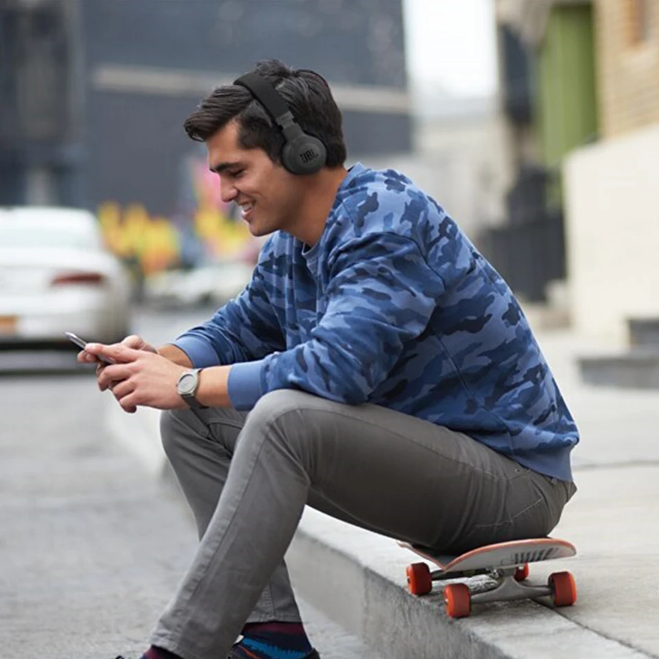 Беспроводные Bluetooth наушники JBL E45BT Портативная Складная спортивная Гарнитура с
