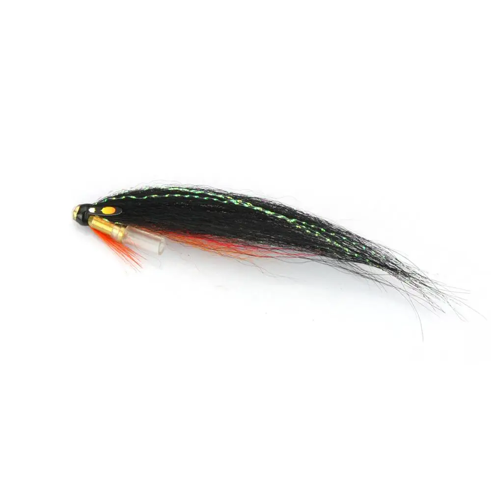 Tigofly 9 Pcs/Lot 9 Colors Skinny Sunray Shadow Tube Fly Set 16-20cm for Salmon Trout Steelhead Fly Fishing Flies Lures Set
