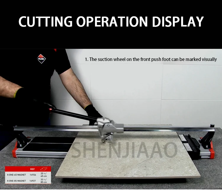 Enhanced Xone 850/1000/1200 Ceramic Tile Cutting Machine Ceramic Tile Brick  Flo