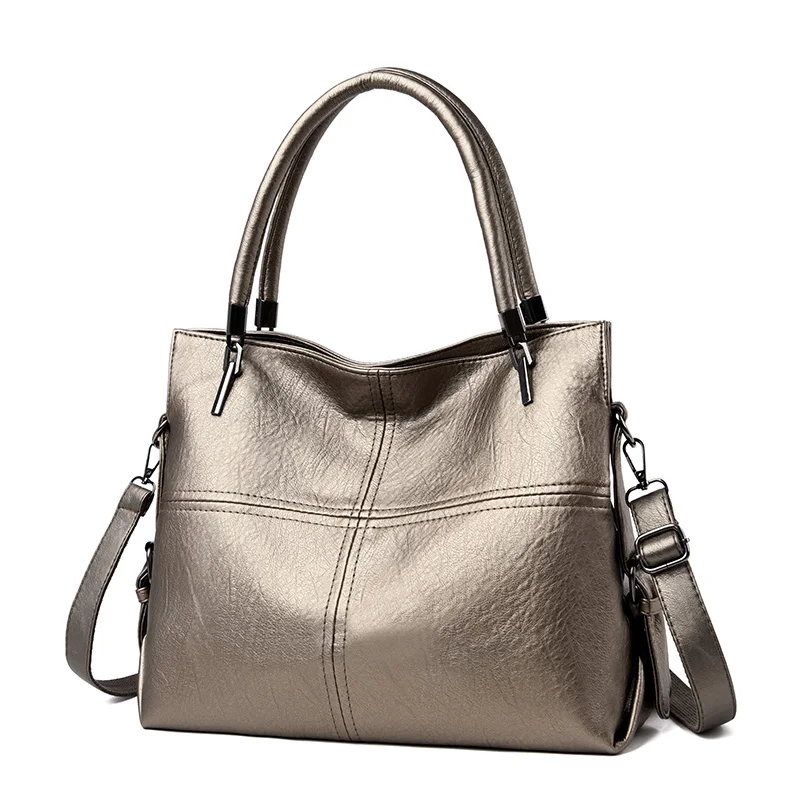 Luxury Handbags Sheepskin Leather Women Bags Designer Ladies Hand Crossbody Bags for Women Tote Shoulder Bag for Girls Sac - Цвет: Шампанское
