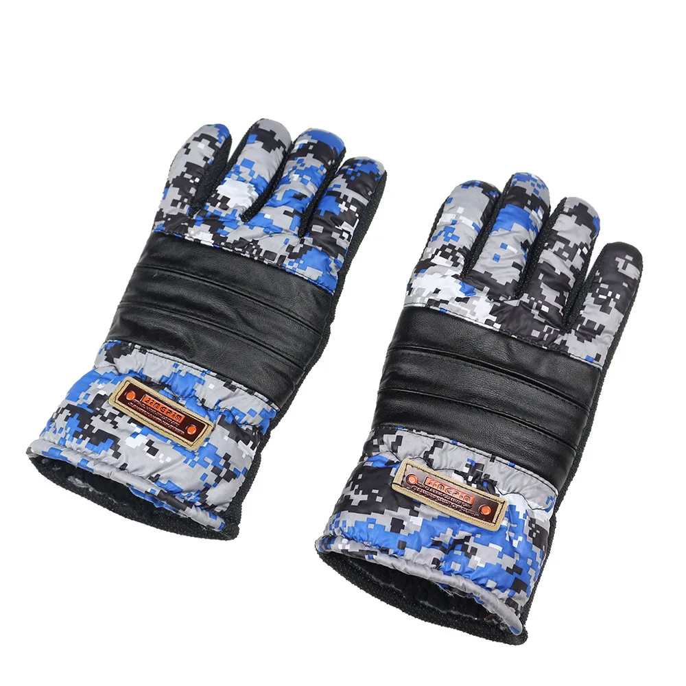 Gloves Winter Fashion Camouflage Outdoor Sports Warm Riding Full Fingers Men'S Gloves Cycling Mittens Gloves For Men Women