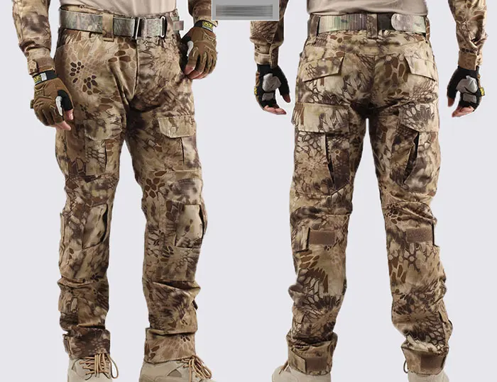 Военные тактические штаны, мужские камуфляжные Pantalon, лягушка, брюки карго, наколенники, рабочие брюки, армейские охотники, боевые брюки