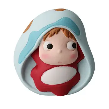 

Cute Cartoon Ponyo Pendant Epoxy Resin Silicone Mold Jewelry Making Craft Tools Q0KE