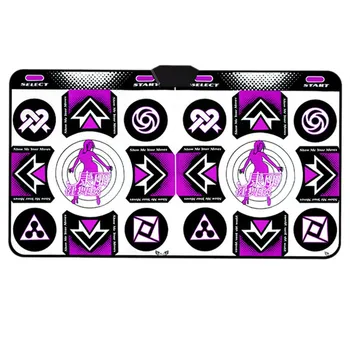

English Menu Dance Pads Mats NEW For TV PC Computer Flash Light Guide Double Dance Mat Wireless Controll Games Yoga Mats Fitness