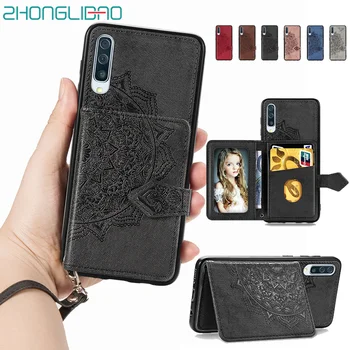 

A50 A10 A30 Wallet Case for Samsung Note 10 9 8 S10 S9 S8 Plus S10e S7 Edge A70 M30s A40 A20s A10s A60 M40 M10 Card Fabric Cover