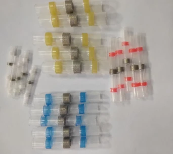 24pcs (each 6 pcs) Припой уплотнение соединительные разъёмы для проводов комплект Водонепроницаемый термоусадочный стыковой разъемы для автомобильных Морская Лодка прицеп проводки - Цвет: 24pcs (each 6 pcs)