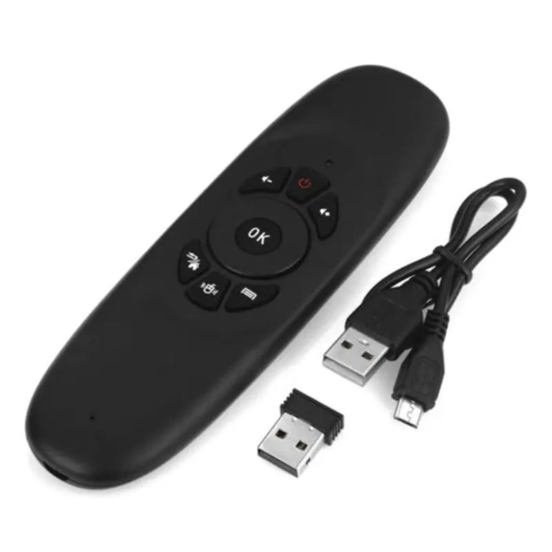 2,4G Air mouse перезаряжаемая Беспроводная Клавиатура дистанционного управления для Android tv Box компьютера JLRJ88