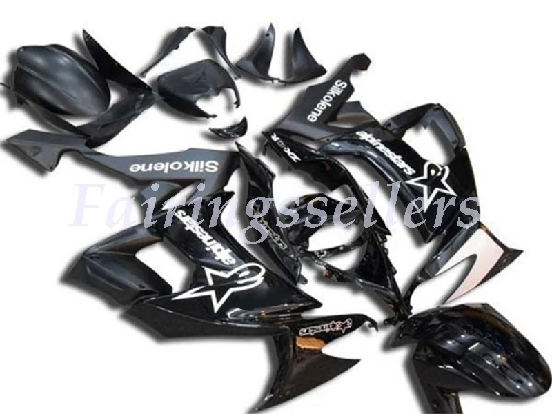 

Injection Mold Motorcycle New ABS Fairings kit Fit For kawasaki Ninja ZX-10R ZX10R 2008 2009 2010 08 09 10 Custom Black