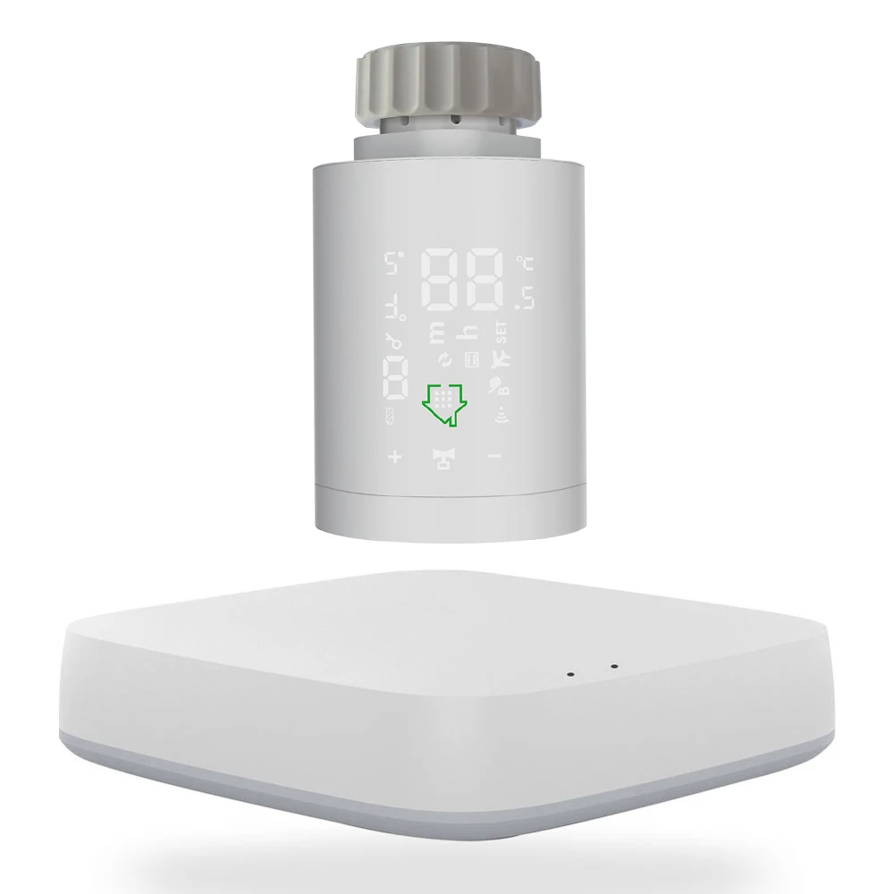 Tuya Intelligent Radiator Actuator Temperature Controller Kit Programmable Thermostatic Valve By Alexa Control | Обустройство дома