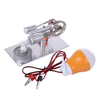 

Single Cylinder Stirling Engine Model with Bulb - Random Bulb Color