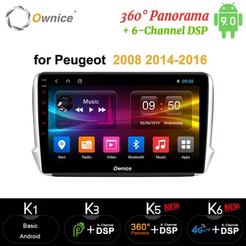

Ownice DSP carplay 10.1" Android 9.0 Octa 8 core Car DVD GPS Radio Player 4G RAM 64G ROM for Peugeot 2008 2009 2010 2011 2012