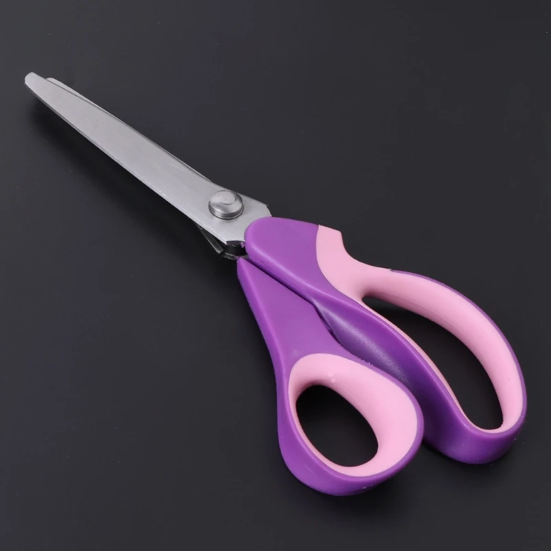 Нержавеющая сталь Zig Zag Pinking швейная резка портновские ножницы 5 мм 72XF