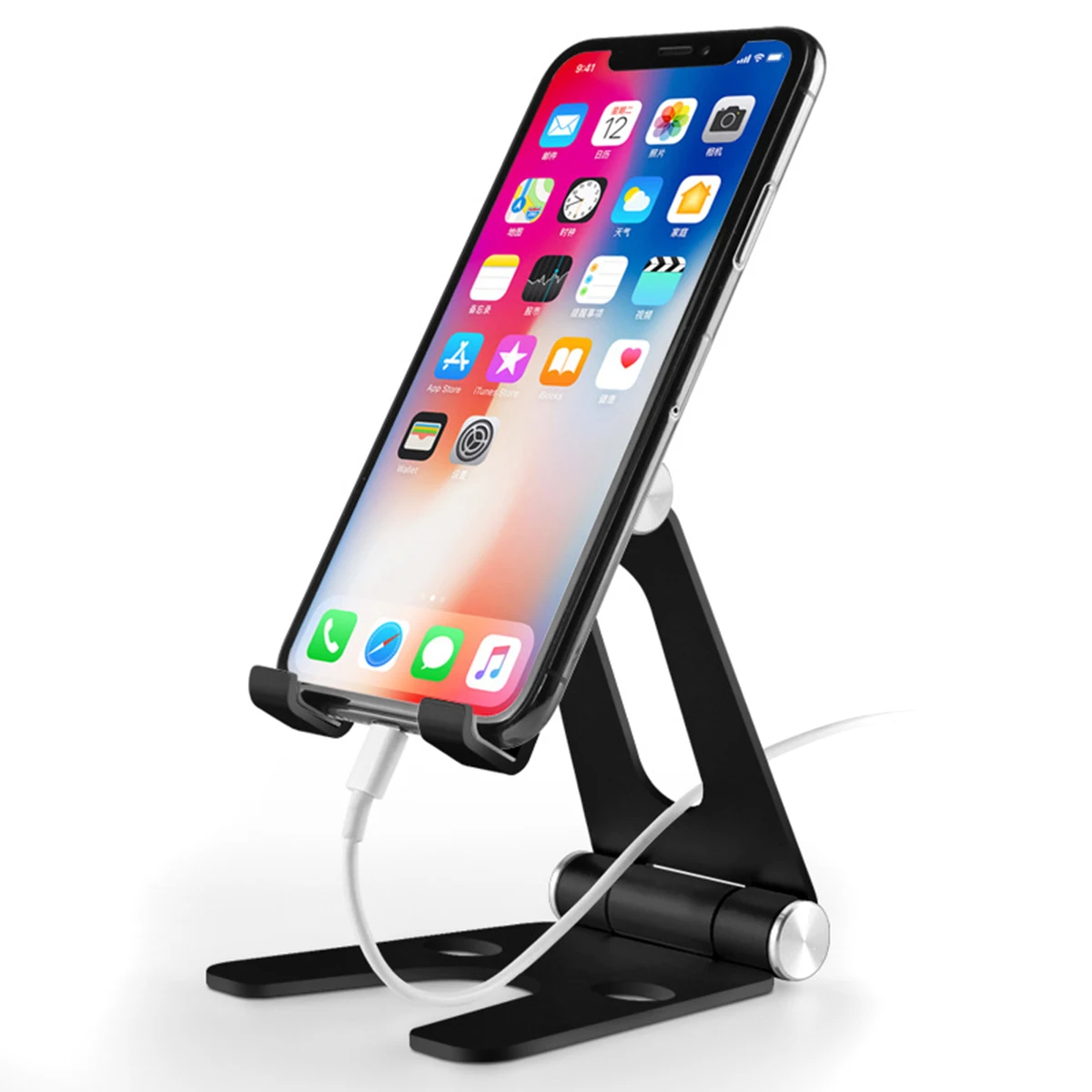 

Phone Stand Rotatable Desk Mount Phone Holder Foldable Tablet Holders Stands Mount Anti Slip Pad For Phones Tablets Dropshipping