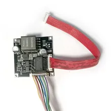 Placa esperta 48v do pwb do módulo do cctv do ponto de entrada potência sobre a saída de ethernet 12v ieee802.3af/at para a câmera do ip com cabo do ponto de entrada